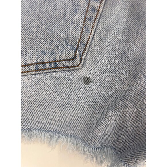 Vintage Calvin Klein Cutoff Jean Shorts Light Wash Size 3 Made in USA - Picture 5 of 7